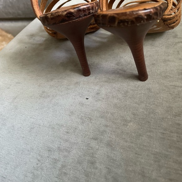 L.A.M.B. real leather high heels sandals - Picture 2 of 5